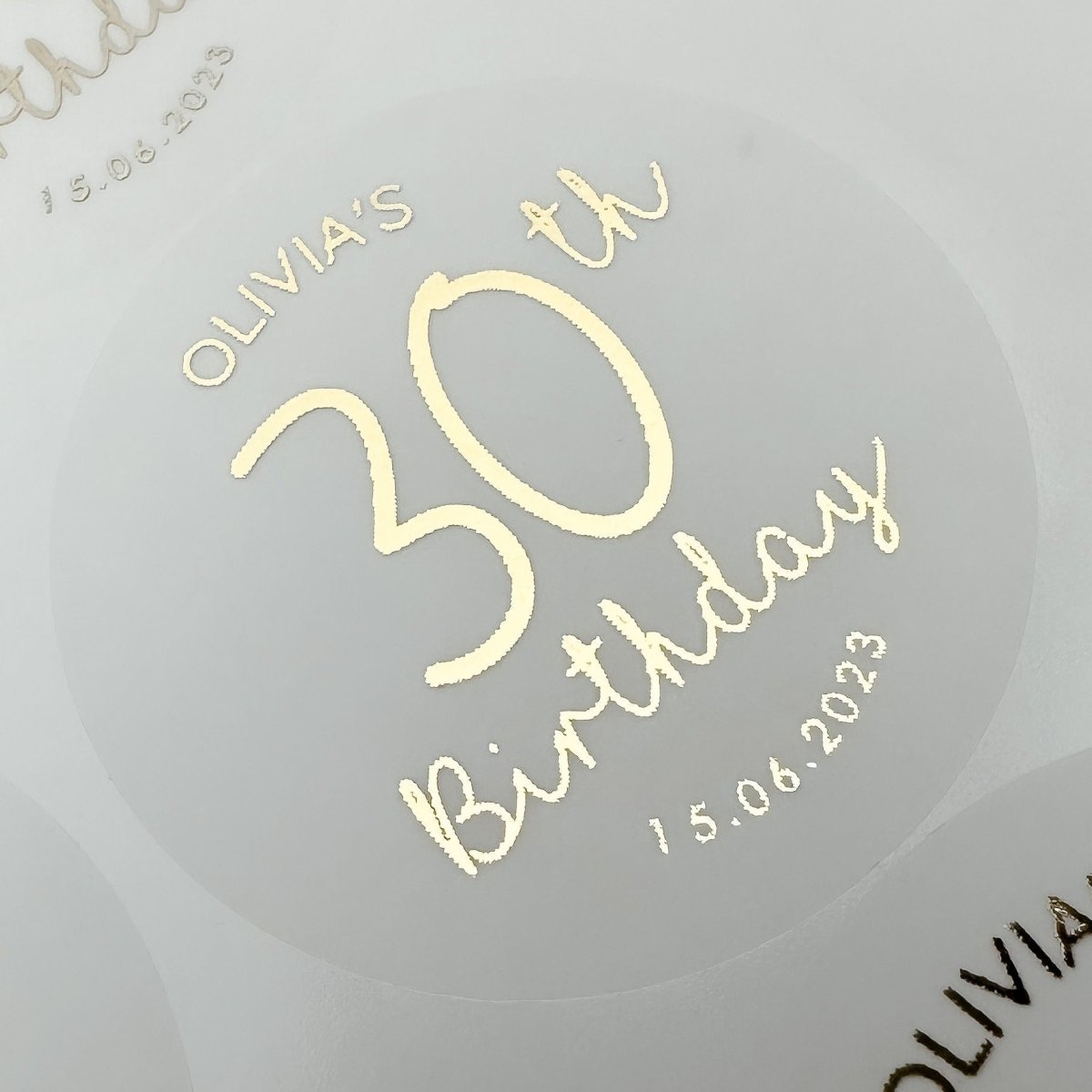 Classic Birthday Stickers - Cosy & Sparkle
