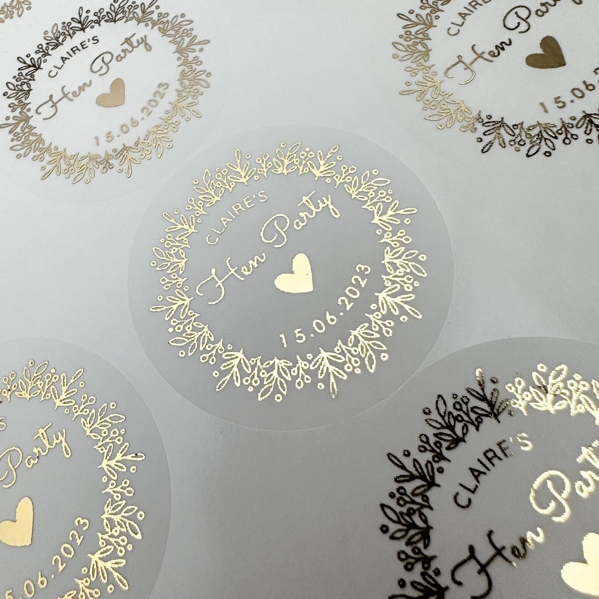 Fancy Hen Party Stickers - Cosy & Sparkle