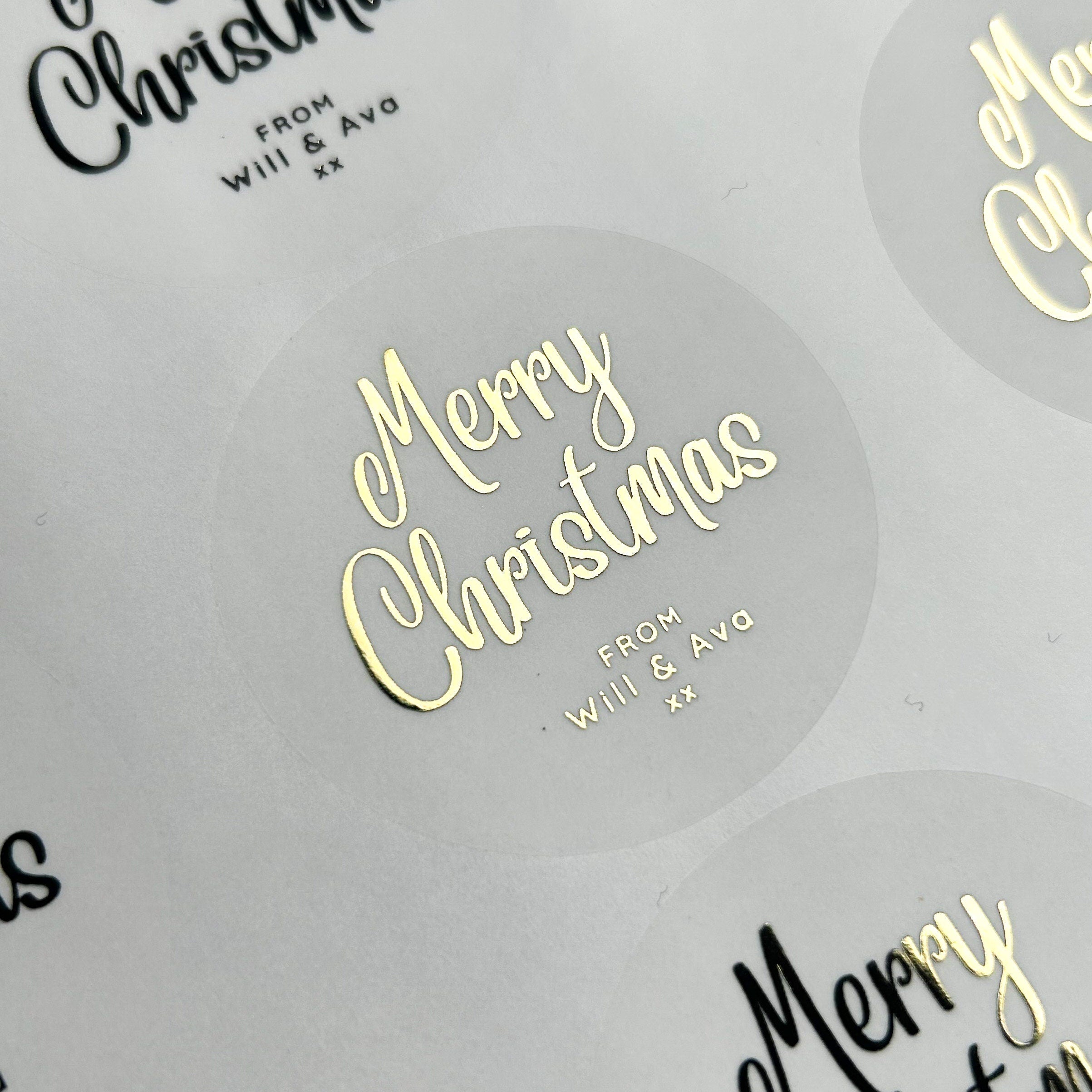 Classic Christmas Stickers