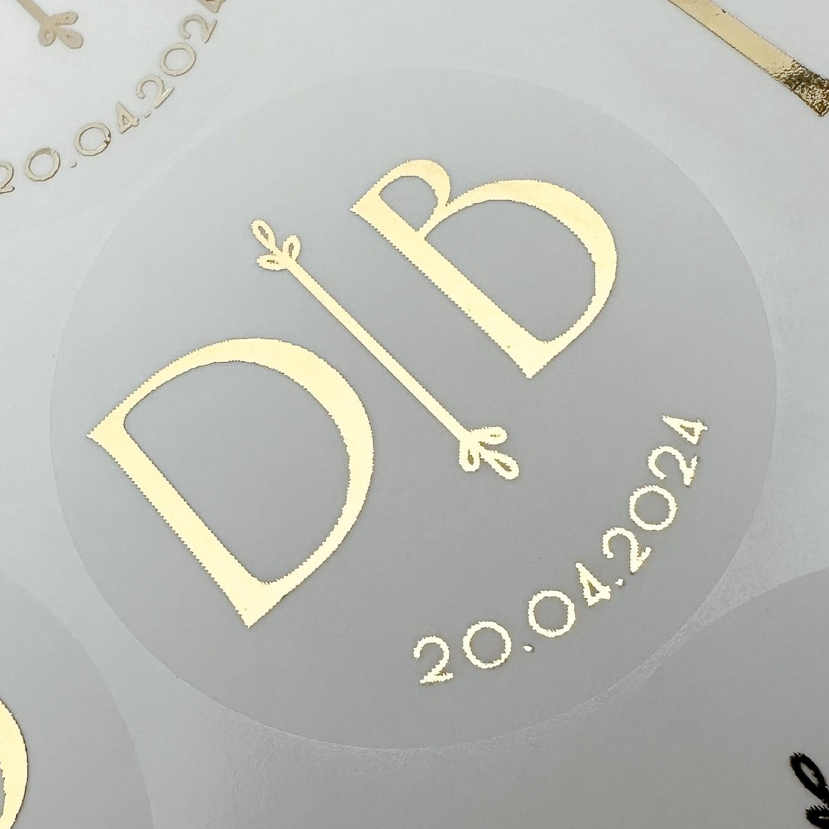 Modern Initials Stickers - Cosy & Sparkle