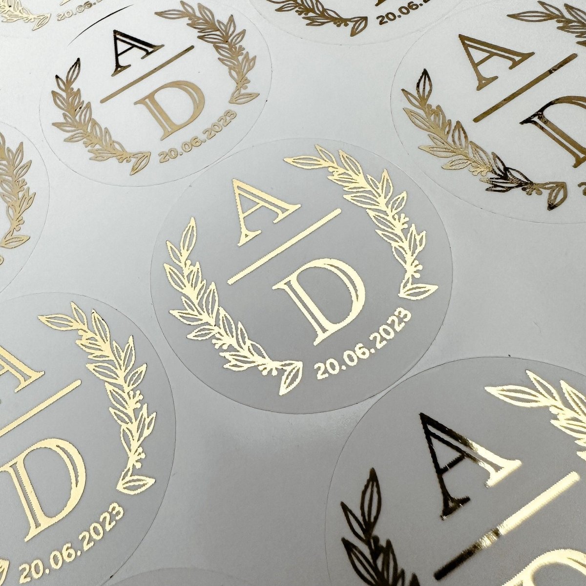 Royal Initial Stickers - Cosy & Sparkle